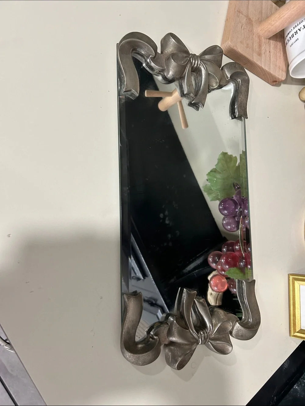 Godinger Silver Bow Accent Mirror Tray